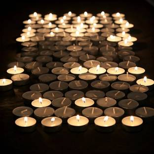 RSUV White Tea Light Candles For diwali Décor_wtc03 Candle
