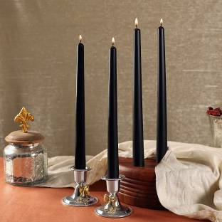 Parkash Candles Unscented Dripless Taper Candles || Candle Light Dinner || Spell || Set of 4 Candle