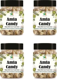 Nature's Bridge Dried Amla Candy, Organic Dry Indian Gooseberry Fruit Without Added Preservative Amla Candy