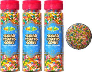 Funtush Sugar Coated Sonff Mukhwas 140 grams Bottle | Mukhwas Mouth Freshener | Sonff Mint Mouth Freshener