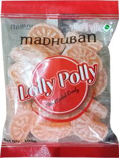 Madhuban Lollypolly Flavoured Orange Candy