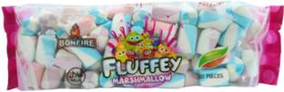 SATASTE Pack of 1 (100 Pcs Per Pack) Fluffey Marshmallow Fruit Flavours Mix Fruit Marshmallow