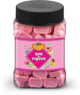 Lemor Rose Mint Candy (330 GMS, 2 Jars of 165 GMS Each) | (2 x 165 g) rose, mint Candy