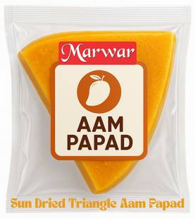 Marwar Aam Papad (Dry, Fresh and Khatta Meetha Mango Pulp Thin Papad Slices) MANGO Toppings & Chips
