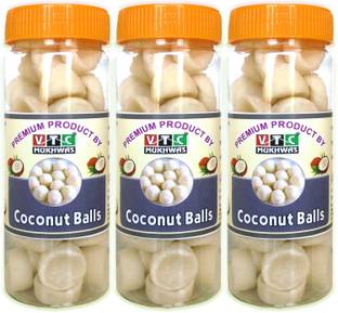 VTC Real Coconut Milk Peda Jar I Toffee I Coconut Ladoo Coconut Toffee