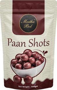 Meetha Bol Paan Shots : Real Paan Flavored Toffee Balls | Digestive Candy for Fresh Breath Paan Flavor Candy