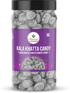 Dhawak Kala Khatta Candy | Flavoured Candy| Kala Khatta Toffee | Jar Pack Kala Khatta Candy