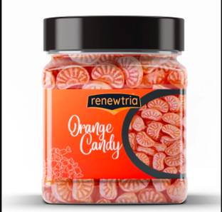 RENEWTRIA Orange Candy /orange Toffee |Orange candy | Jar Pack | Orange Candy