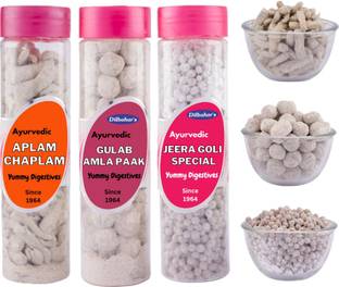 Dilbahar Aplam Chaplam, Gulab Amla Paak & Jeera Goli Sp. Khatta MItha Marshmallow