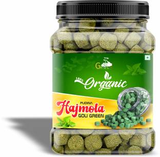 Groly 100% Organic Pudina Hajmola Goli| Pudhina Churan Goli | Mouth Freshener & Digestive Pudina Candy