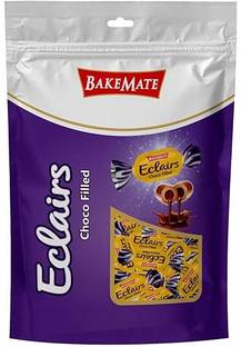 BAKEMATE Eclairs Choco Filled Choco Toffee
