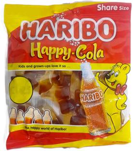 Haribo Happy Cola Gummy (THE ORIGINAL TASTE) (IMPORTED FROM GERMANY) Cola Jelly Candy