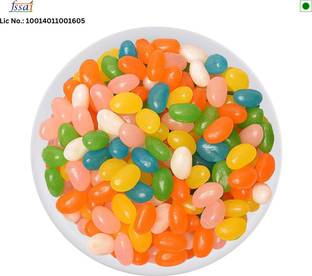 Winola Jelly Beans | Tasty Candy for Kids & Adults , 100% Vegetarian Mixed Fruit Jelly Beans