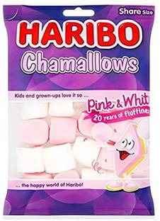 Haribo Chamallows Marshmallow Pink & White Unflavoured Marshmallow