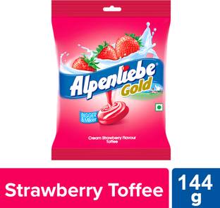 Alpenliebe Gold Cream Strawberry Toffee