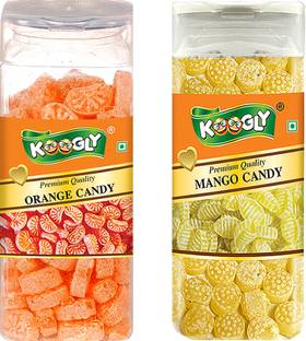 Koogly Premium Quality Orange Candy, Mango Candy