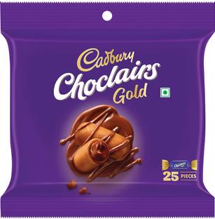 Cadbury Choclairs Gold Eeclairs Chocolate Candy