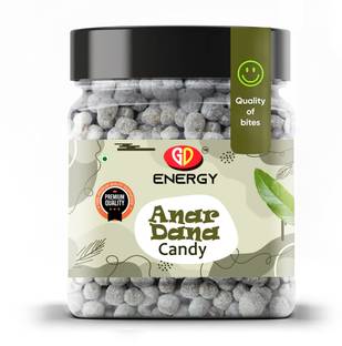 Gd Energy 100% Organic Anardana Goli 250g | Digestive & Mouth Freshener | Tasty Mukhwas Pomegranate Candy