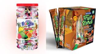 Mala’s Assorted Froogle & Imli Chilli Fruit Stones Imli Chilli Jelly Candy