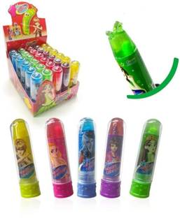 SATASTE Crazy Lipstick Candy Jelly Candy Fruit Flavours 4 Flavors Jelly Candy 30pcs/box Mix Fruit Candy
