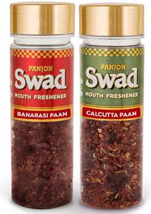 SWAD Banarasi Paan & Calcutta Paan Mukhwas Mouth Freshener (100% Natural & Digestive), 2 bottles, 200g Banarasi Paan & Calcutta Paan Mukhwas Mouth Freshener (100% Natural & Digestive) Mouth Freshener