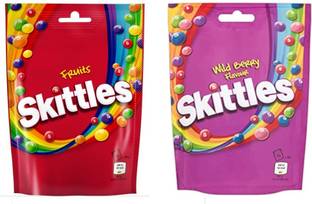Skittles Variety Pack Type of Chewy Candy Have a Hard Outside With a Chewy Inside Fruit & Wild Berry Flavour Skittles