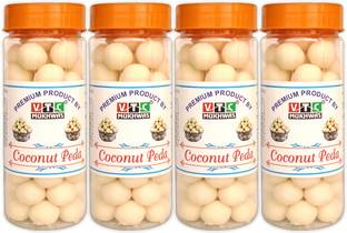 VTC Pure Real Milk Coconut Peda Kerala Nariyal Soft & Chewy Milky Laddu Coconut Candy