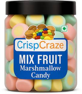 crispcraze marshmallow candy /mix fruit marshmallow candy (100pieces) strawberry, vanilla Marshmallow
