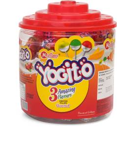 Madhur YOGITO JAR strawberry Lollipop