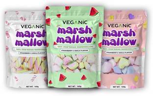 Veganic Marshmallows Pure Veg Sweet Marshmallow