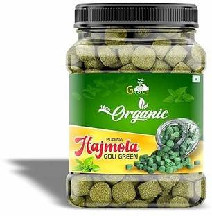 Groly 100% Organic Pudina Hajmola Goli| Pudhina Churan Goli | Mouth Freshener & Digestive Pudina Candy