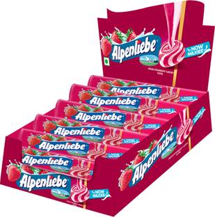 Alpenliebe Toffee Cream Strawberry Toffee
