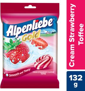 Alpenliebe Gold Cream Strawberry Toffee