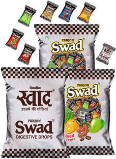 SWAD Birthday Chocolate Pack, Digestive (1 pack), Mixed Flavours (2 Pack), 3 x 50 Toffee
