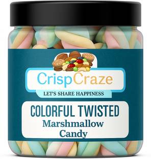 crispcraze marshmallow candy / strawberry vanilla 100 gm /(50pieces) strawberry, vanilla Marshmallow