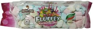 Organic Bites Fluffey Marshmallow 140g pack of 80 pieces Fruit Marshmallow