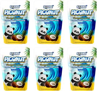 DOBIEE PICONUT Pineapple & Coconut Double Flavoured Fruity Candy 300 candies Pineapple & Coconut Candy