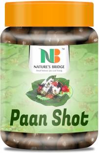 Nature's Bridge Pan Shots (Instant Paan) Pan Flavor Candy / Paan Shots | Pan Laddu Jar Paan Candy