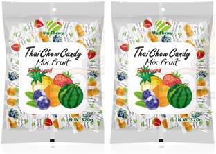 Haoliyuan Thai Chew Mix Fruits Candy | Thailands Toffee, Mix fruit Candy
