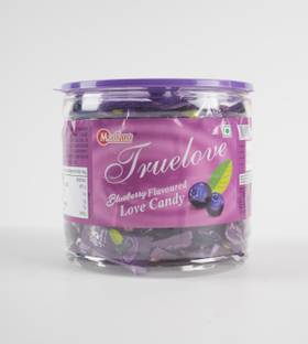 Madhur Truelove Blueberry Flavoured Candy for Baby Kid's child Diwali Birthday Gift Blueberry, Chocolate, Jar of Candy