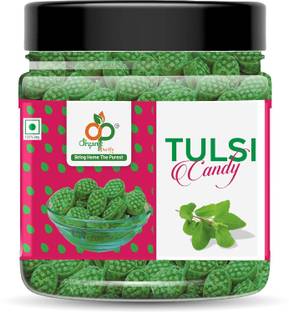 Organic Purify Tulsi Flavoured Candy | Jar Pack Tulsi Candy