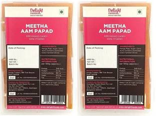 Delight Foods Meetha Aam Papad- Mango Jelly Mango Candy