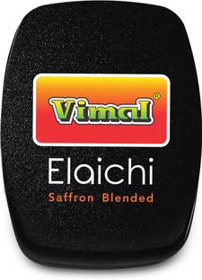 VIMAL Elaichi Saffron Blended|Premium|Elaichi Dana|Silver CardamoM(5.75gm Each) Silver Coated Elaichi Mouth Freshener