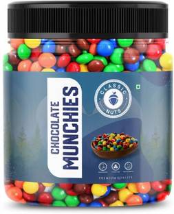 Classic Nuts Chocolate Munchies | Colorful Button | Perfect for Cake Decoration | Chocolate Gems Candy