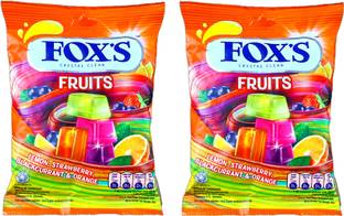 FOX'S Crystal Clear Fruits Candy Contains Tiny Crystal Like Candies in Multiple Fruity Fruits Candy