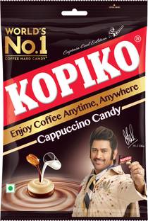 KOPIKO Cappuccino Coffee Candy-World's No 1 Coffee Candy-297.5g (85 Pieces in Each) Coffee Candy