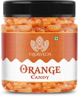 Yajurveda Orange Candy|Narangee Toffee|Orange Flavoured (Pack of ) Jar Pack Orange Candy