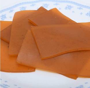 KIRANA KIT Aam Papad Mango Jelly Candy Khatta Meetha Mango Papad with More Pulp _500gm Mango Jelly Candy