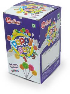 Madhur POPPY POP STAND Mix Fruits Lollipop