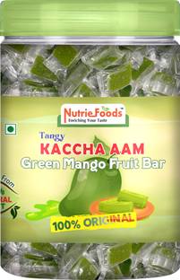 Nutriefoods Kachha Aam | Premium Raw Mango Fruit Bar | 100% Natural Fruit Toffee | Tangy, Raw Mango Toffee